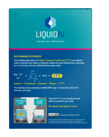 Liquid I.V. Hydration Multiplier Electrolyte Powder Packet Drink Mix; Passion Fruit; 15 Ct