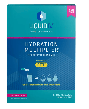 Liquid I.V. Hydration Multiplier Electrolyte Powder Packet Drink Mix; Passion Fruit; 15 Ct